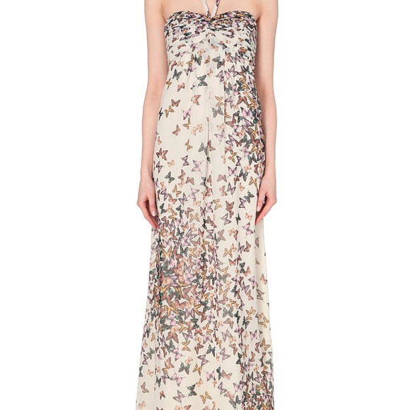 Ethereal Butterfly Print Dress